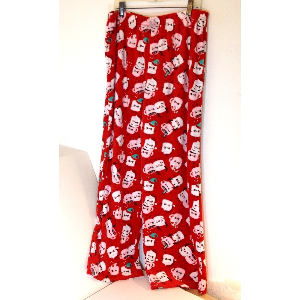 Happy Holiday Women’s Pajama Bottoms Pants Size 2X Elastic Waist Unbranded